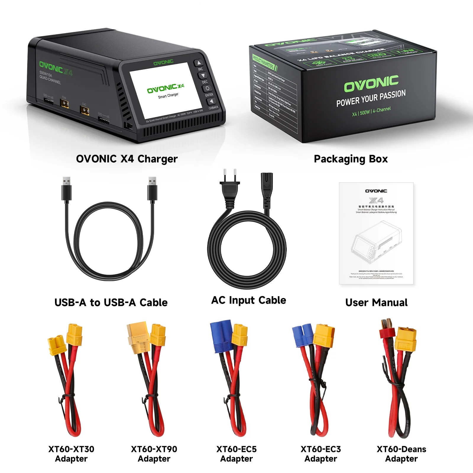 Drone Battery Charger - Cargador de Baterías Inteligente Ovonic X4