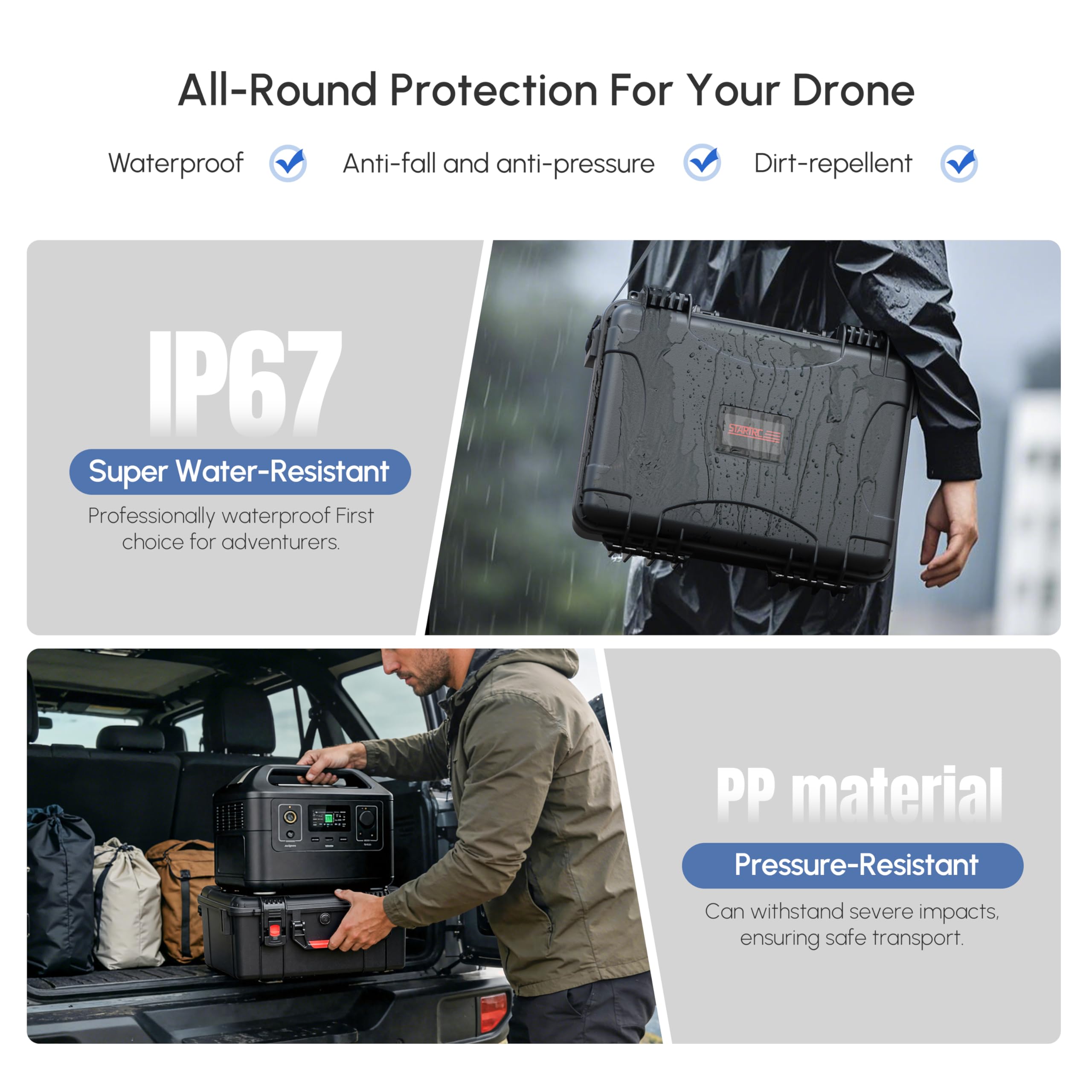 Estuche Rígido Impermeable par - Drone Joystick Cover reseña y precio