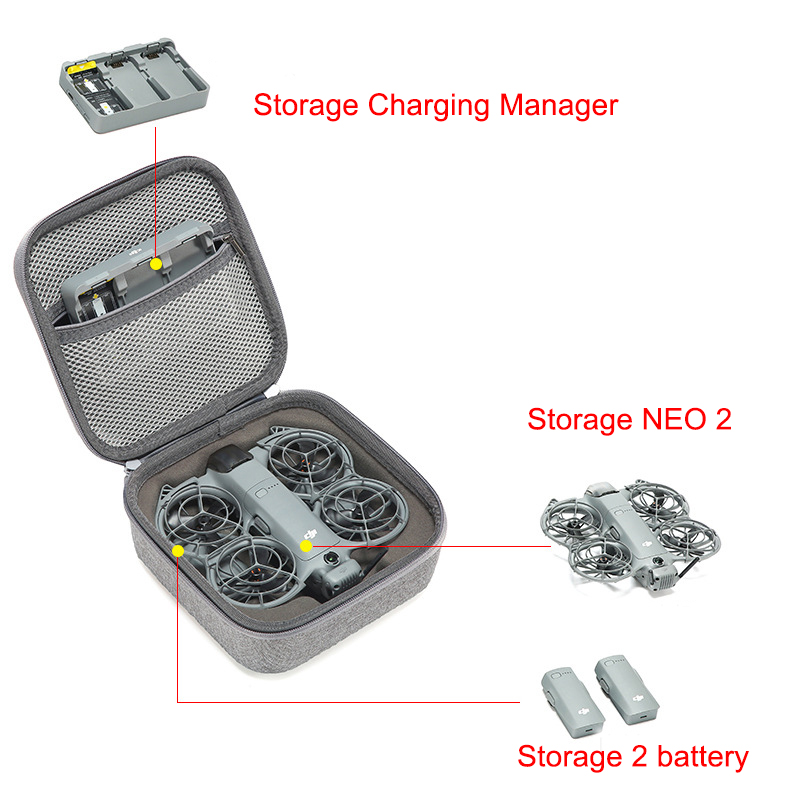 Estuche para DJI Neo 2 RC N3,  - Drone Hard Shell Case reseña y precio