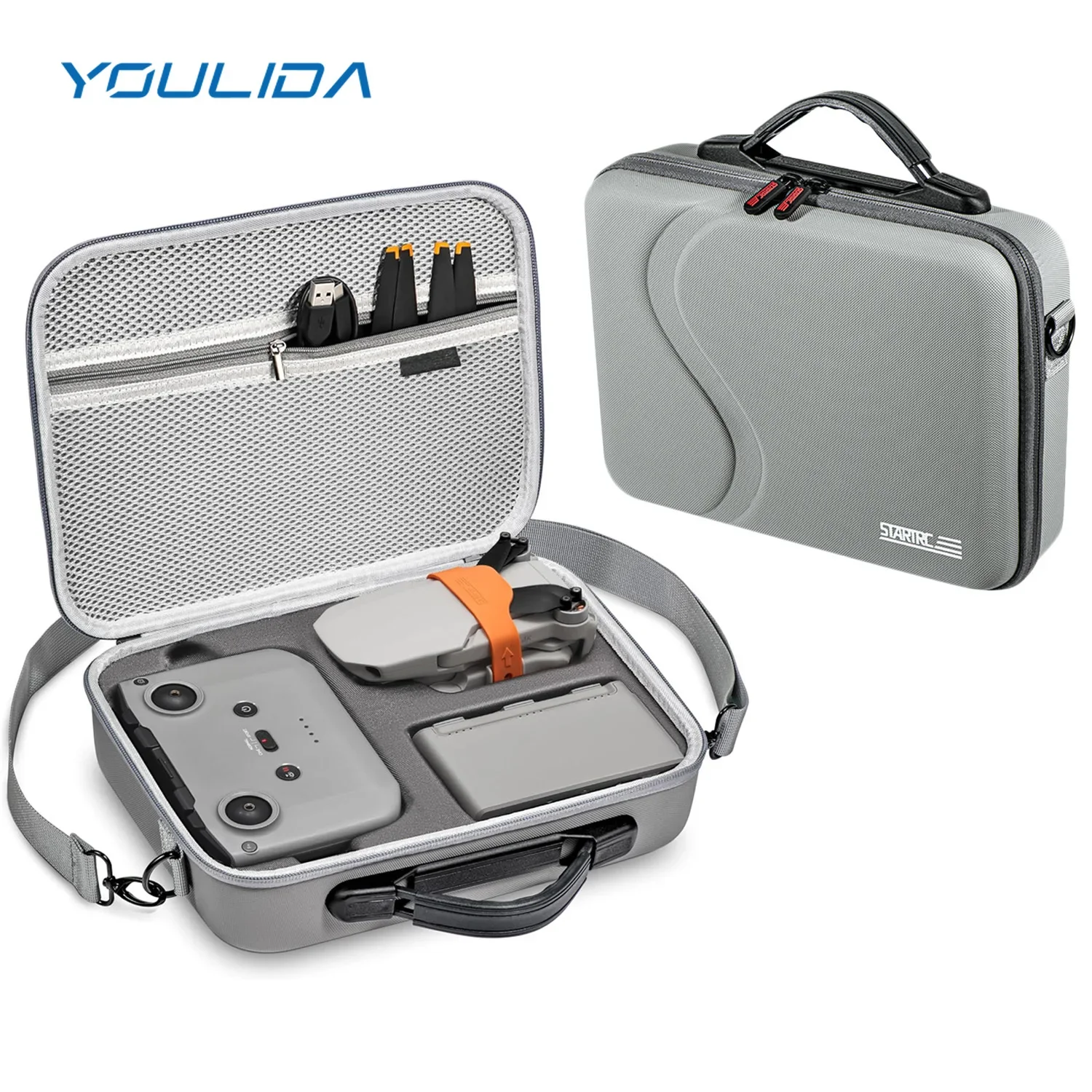 Mini 2 bolso de hombro PU Estu - Drone Carrying Case reseña y precio