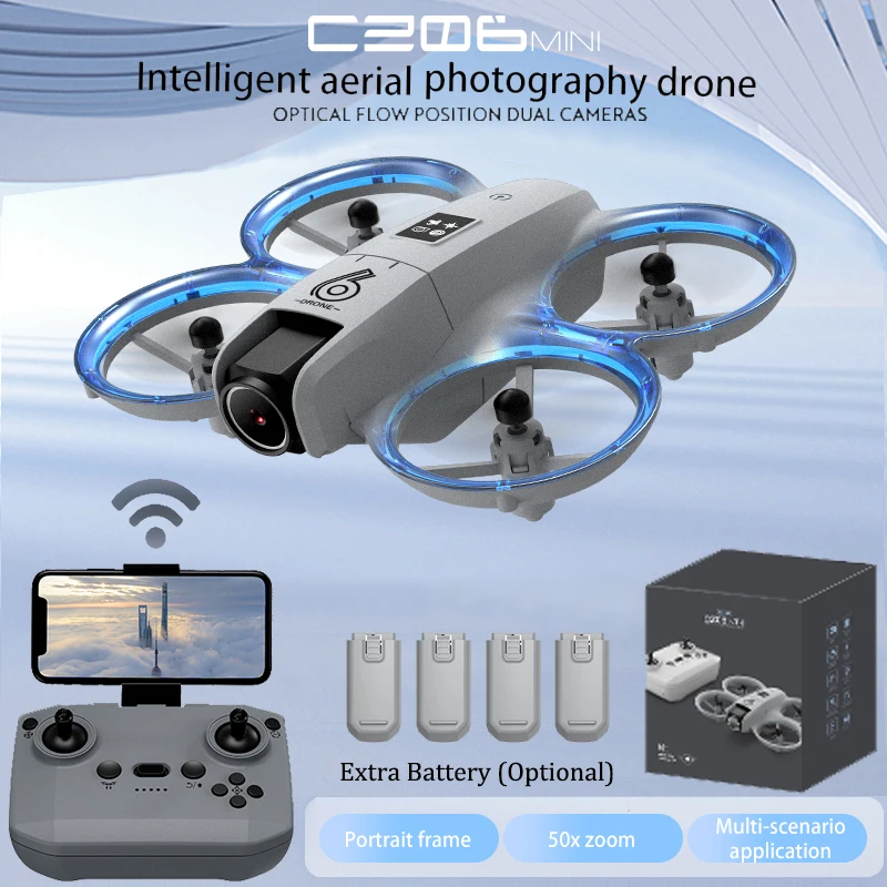 CZ06 Mini RC Quadcopter Drone  - Drone Remote Controller Lanyard reseña y precio