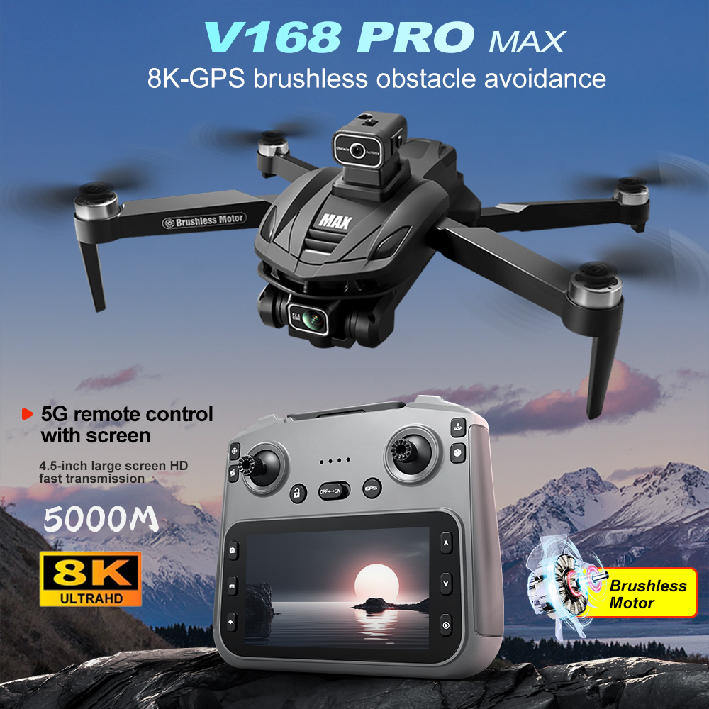 V168 PRO Max GPS Drone 8K Prof - Drone Power Bank reseña y precio