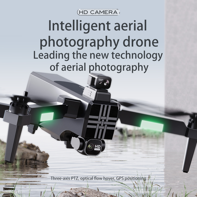 Dron A380 4K HD de tres ejes,  - Drone Power Bank reseña y precio