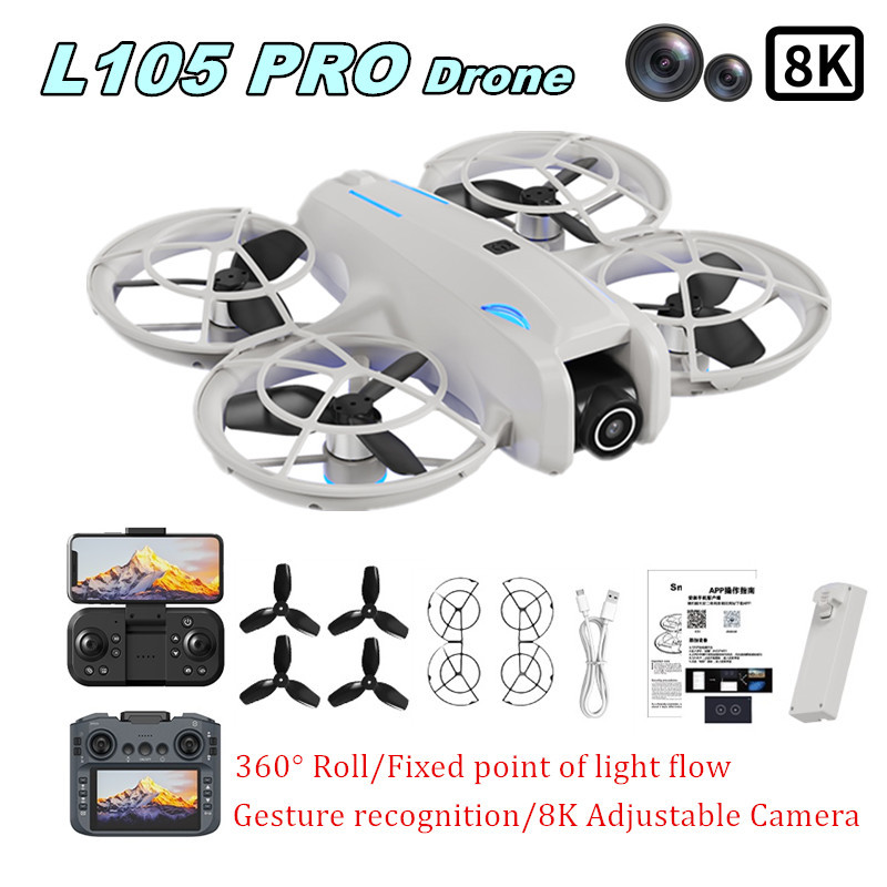 Dron L105 PRO Duel con Lente 8 - Drone Power Bank reseña y precio